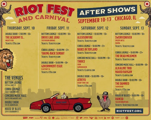 RiotFest after shows 2015